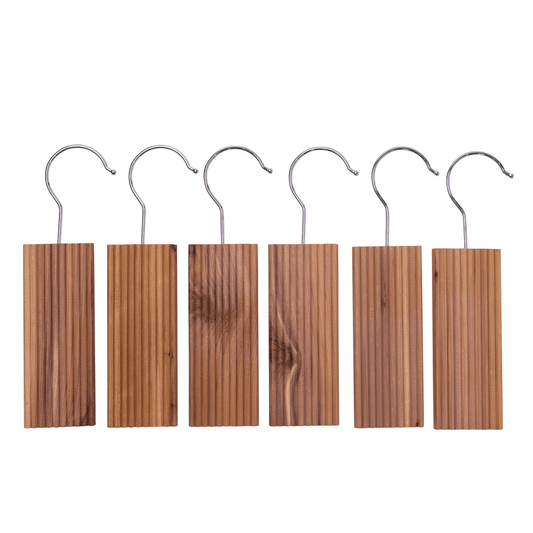 Natural Red Cedar Hang - ups 100% Raw Cedar with Cedar Fragrance Set of  8/16/32 Units