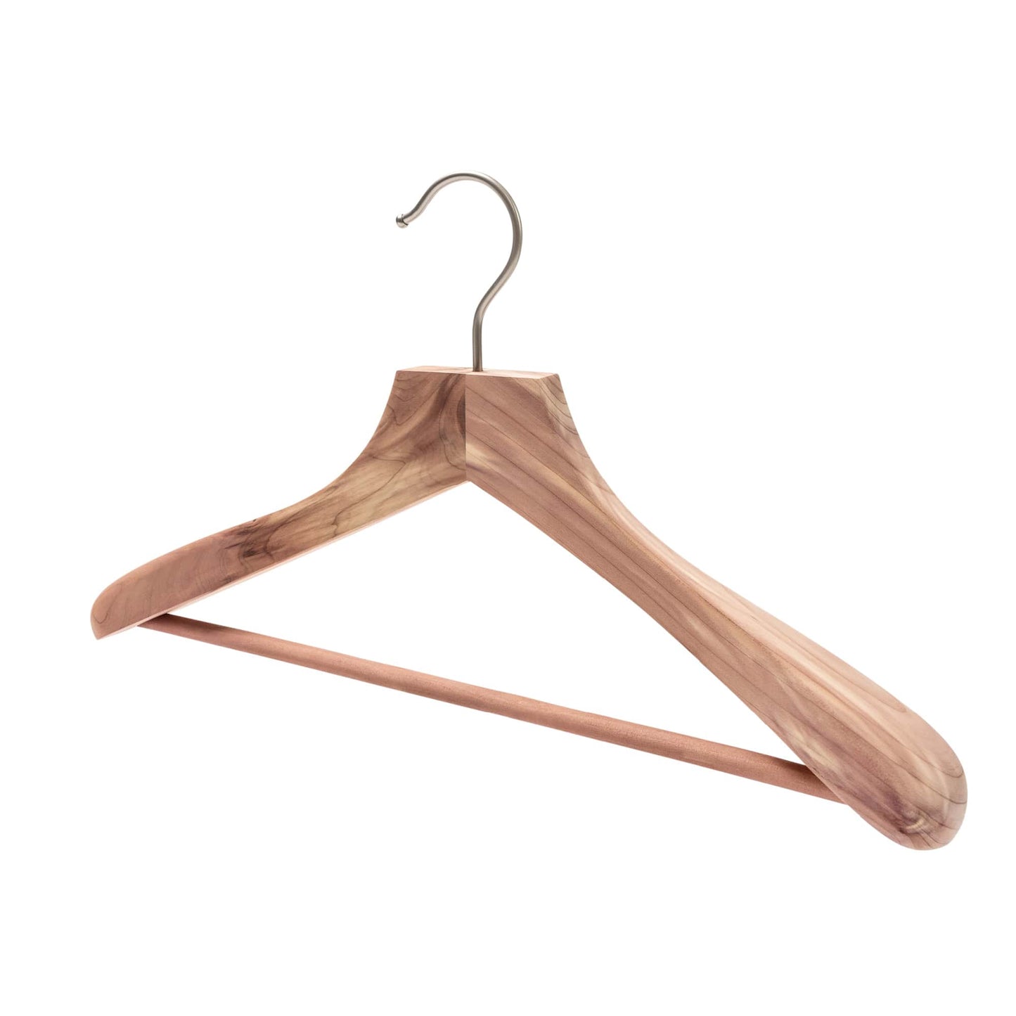 Premium Eastern Red Cedar Suit Hangers - 46cm X 50 mm Thick Shoulders - Sold In 2/6/10