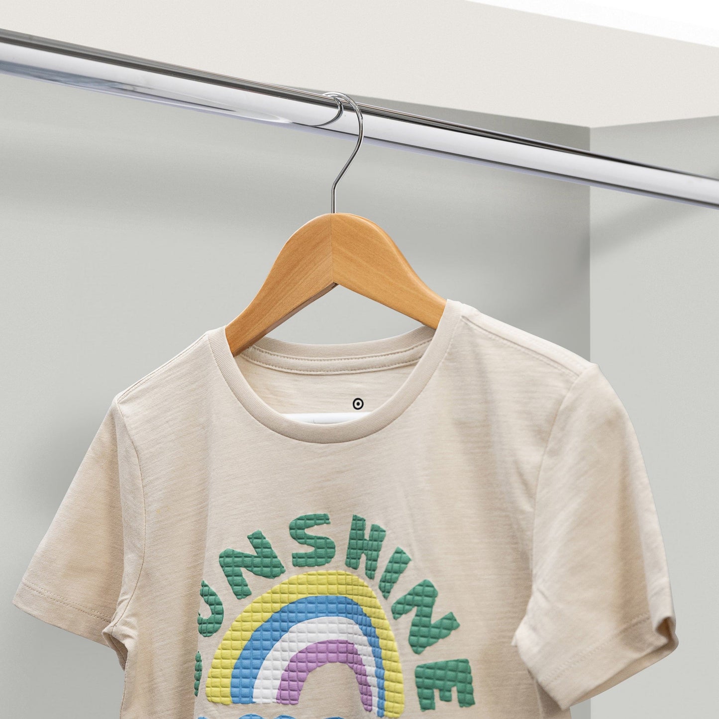 36cm Kids Size Beech Wooden Hanger W/Bar(Sold in Bundles of 25/50/100) - Hangersforless