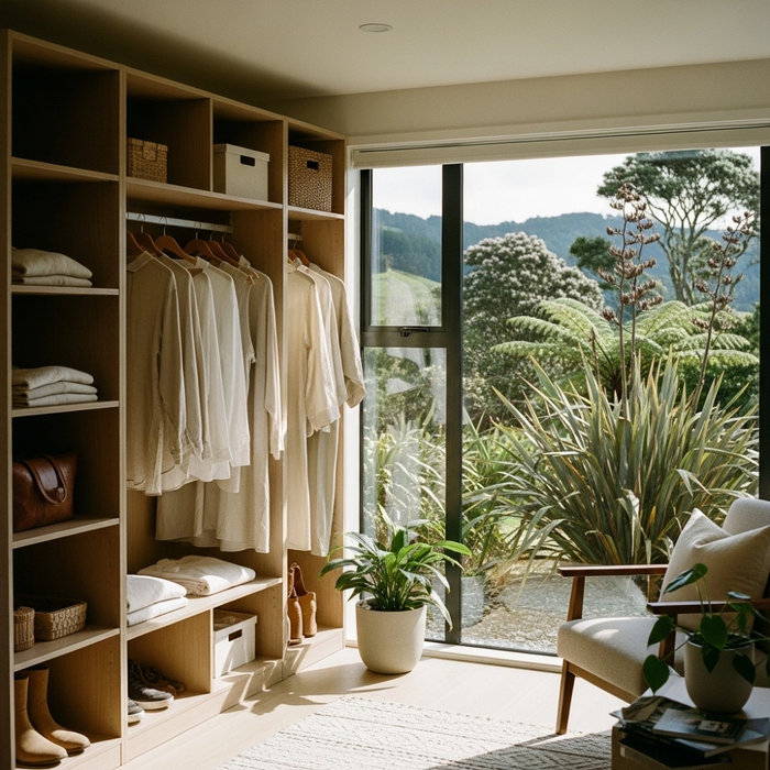 Wall-Mounted Clothes Rack