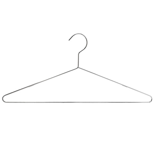 Metal Suit Hanger with Bar - 43CM X 3.5mm Thick - (Sold in Bundles of 25/50/100) - Hangersforless