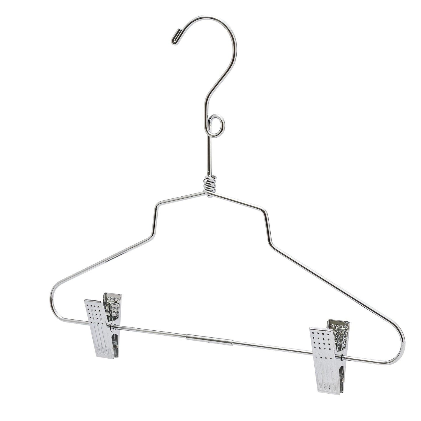 Kid Combination Metal Clothes Hanger w/ Clips - 30cm X 3.5mm Thick - Sold in Bundles of 25/50/100 - Hangersforless
