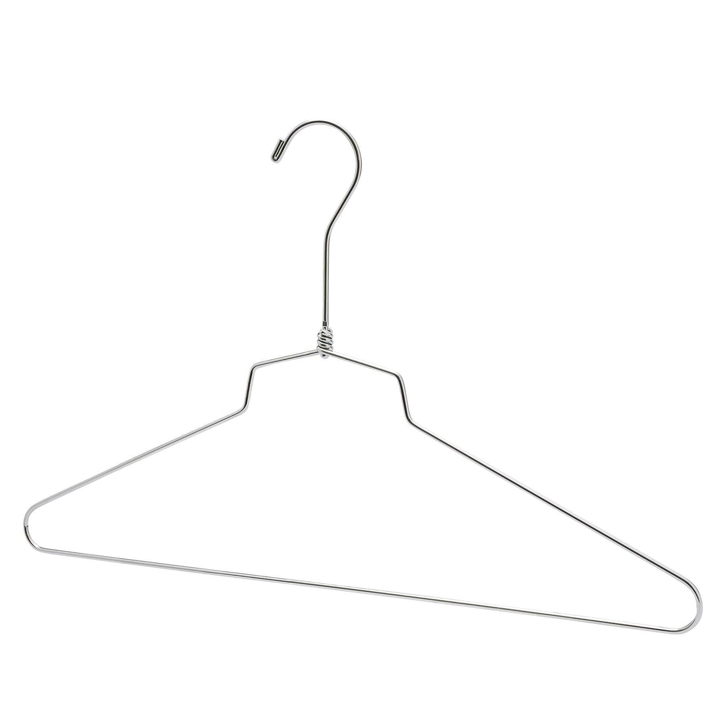 Metal Suit/Clothes Hanger Without Loop - 41CM X 3.5mm Thick - (Sold in Bundles of 25/50/100) - Hangersforless