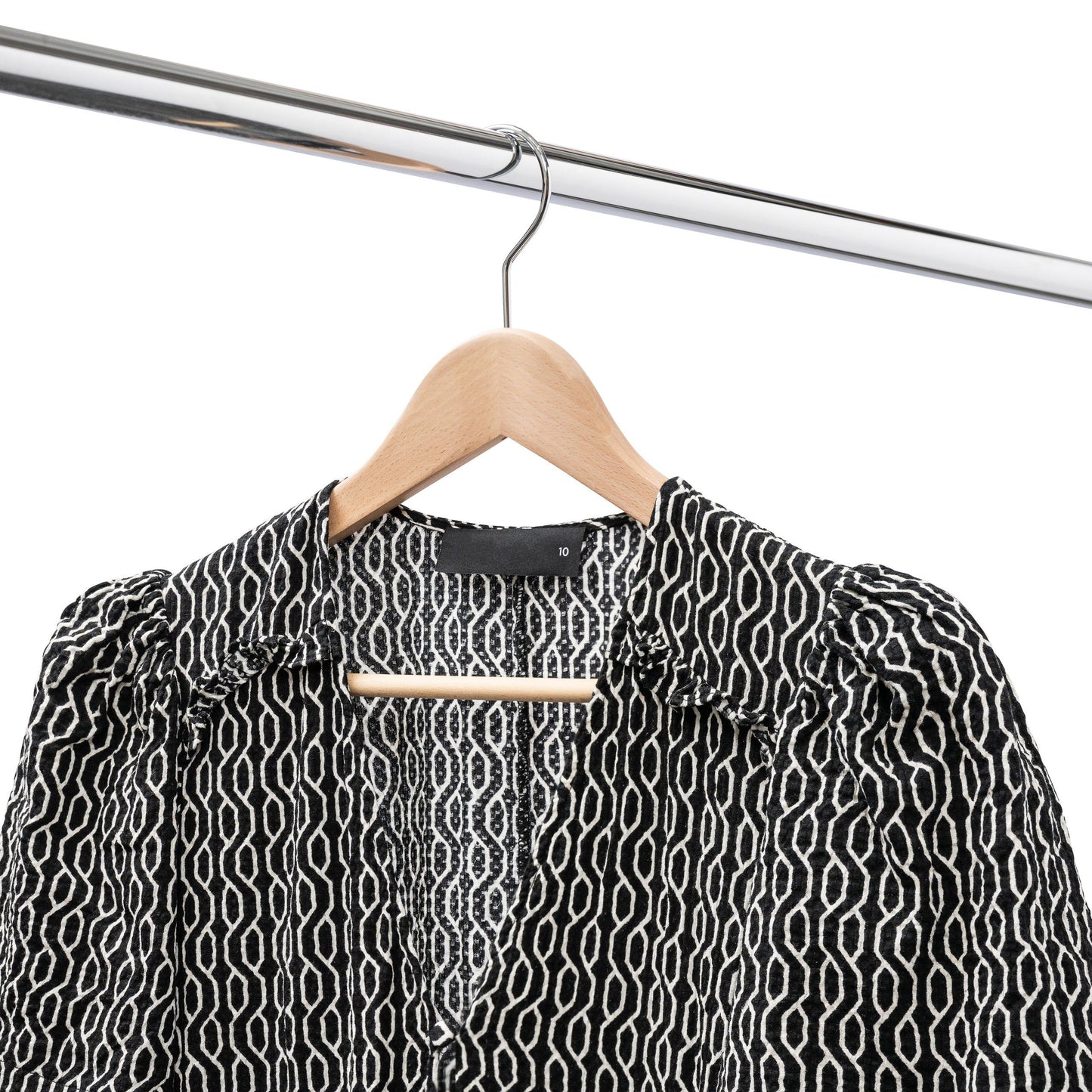 Premium Wooden Coat Hanger NO Varnish - Fine Polished Surface - 44.5cm X 12mm Thick Sold in 25/50/100 - Hangersforless