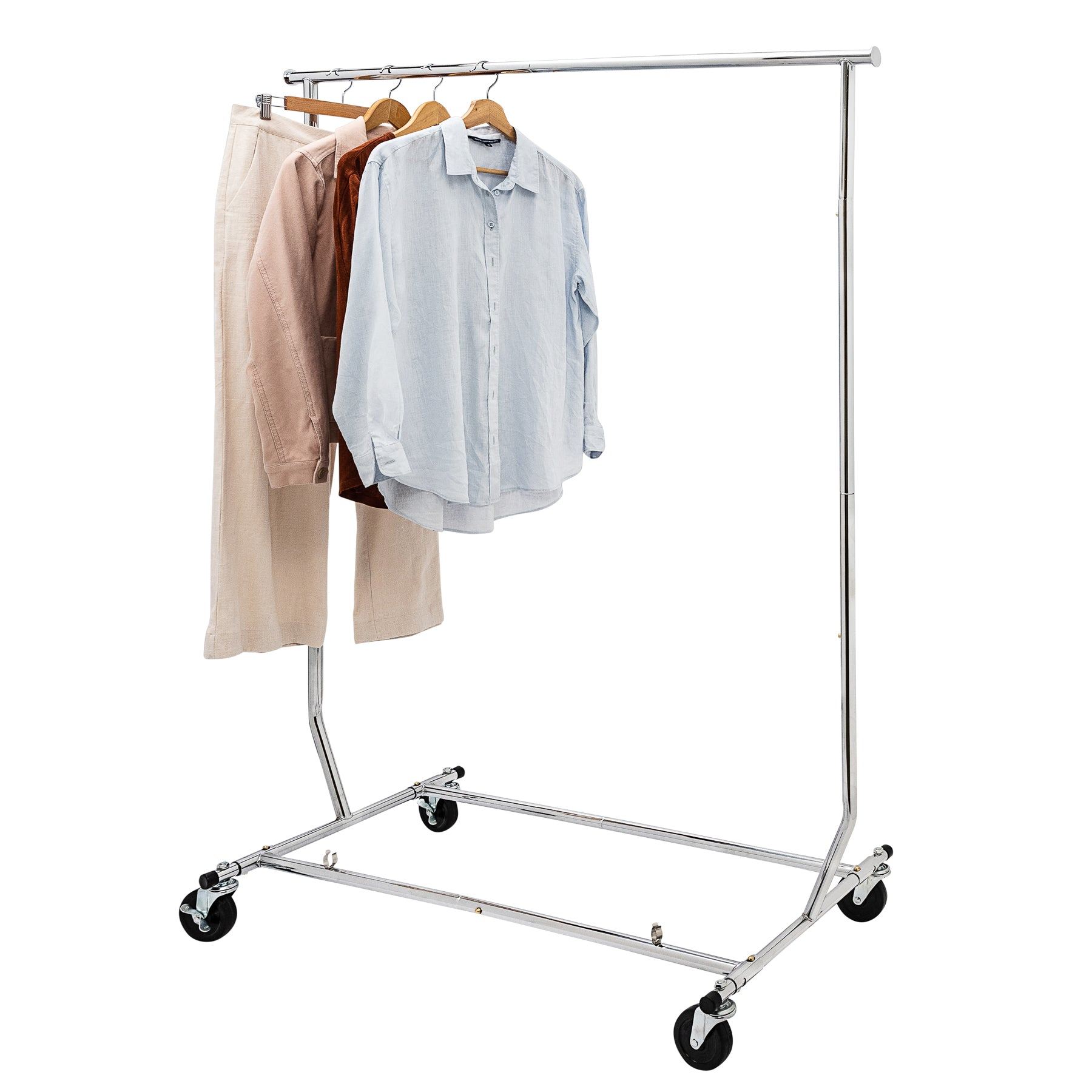 Portatable Garment Rack Portable Clothes Rack | Heavy Duty | Best Quality – Hangersforless