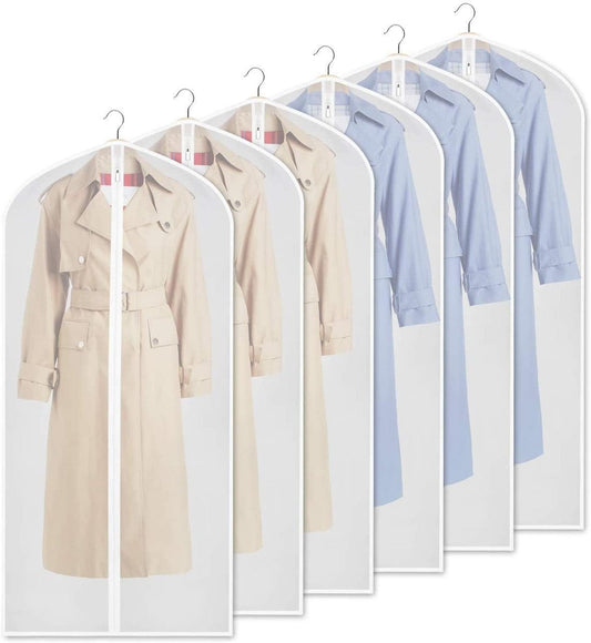 Semi-Clear Garment Bags 61cm X 140cm Sold in 5/10/25 - Hangersforless