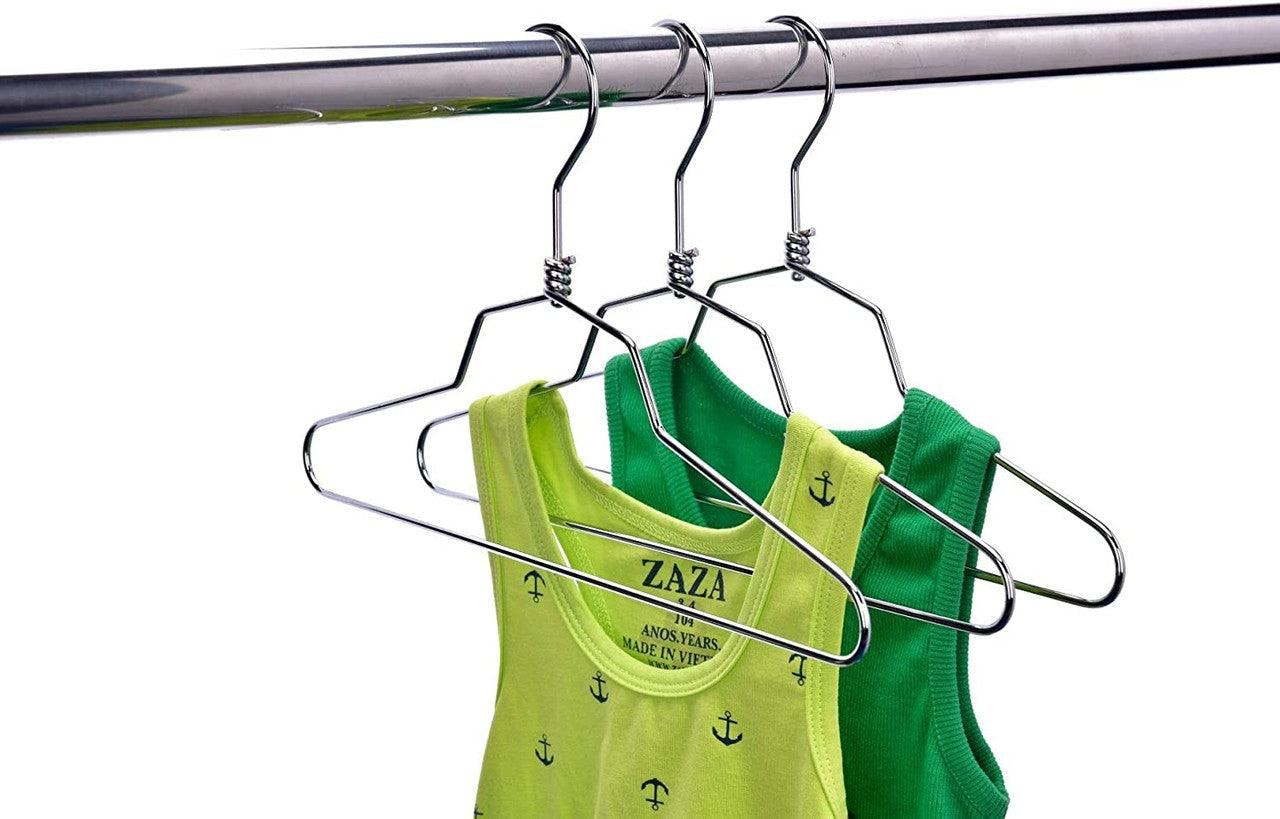 Kids Metal Coat Hanger - 30cm X 3.5mm Thick - Sold in Bundles of 25/50/100 - Hangersforless