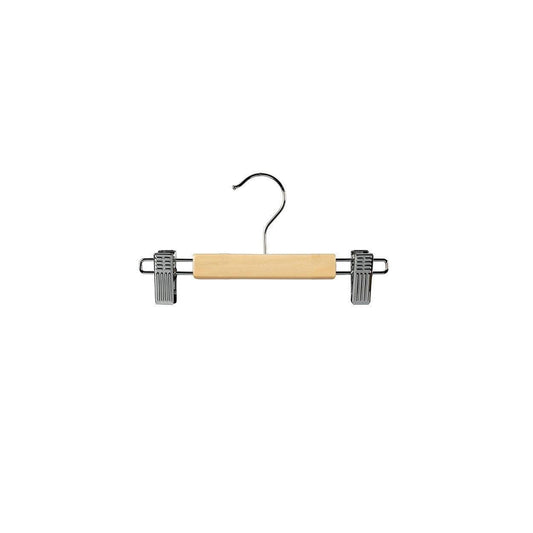 Baby's Wooden Top Hanger with Chrome Hook