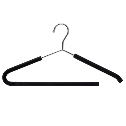 Metal Coat Hanger With Foam Cover - 40CM X 5.5mm Thick - Sold in Bundles of 10/25 - Hangersforless