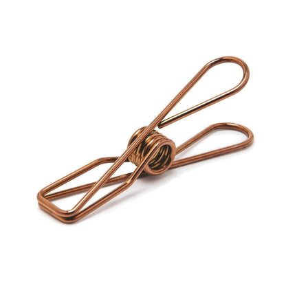 Regular Size 316 Marine Grade Stainless Steel Clothes Pegs Rose Gold Colour Sold in 20/40/60/80/100 - Hangersforless