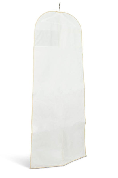 Wedding Dress Garment Bag White with Ivory Trim Sold 1/3/5 - Hangersforless
