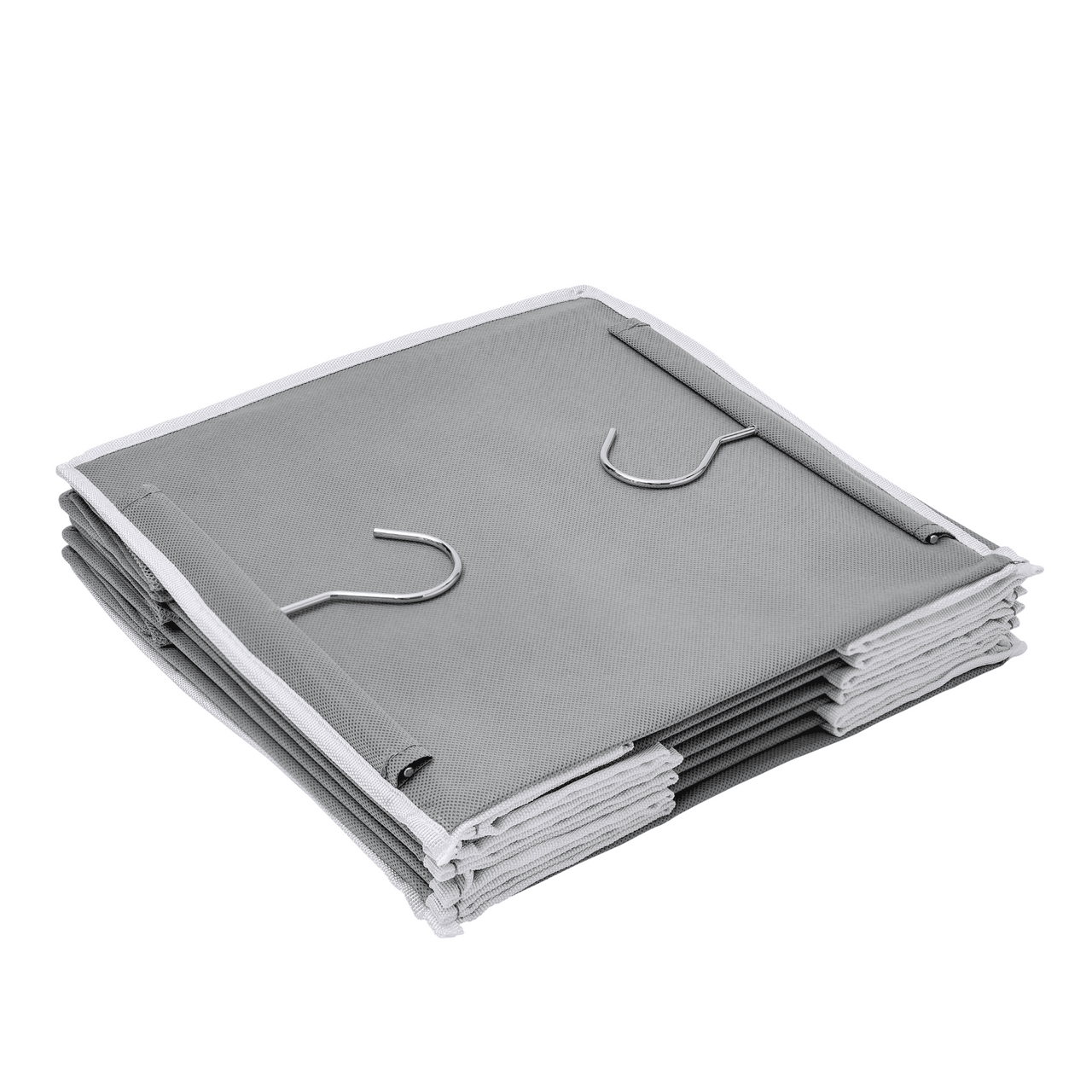 Non Woven Hanging Organiser - Grey - with Durable Layers  & Six Side Mesh Bags - Hangersforless