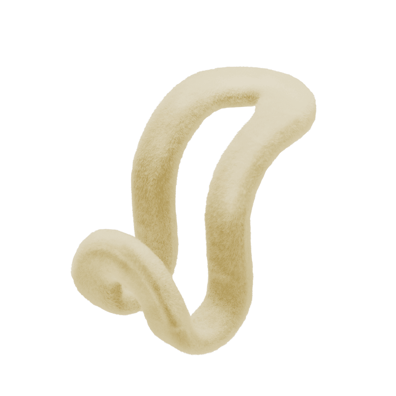 Ivory Velvet Cascading Hook Works for all Hangers (Sold in of 10/30/50) - Hangersforless