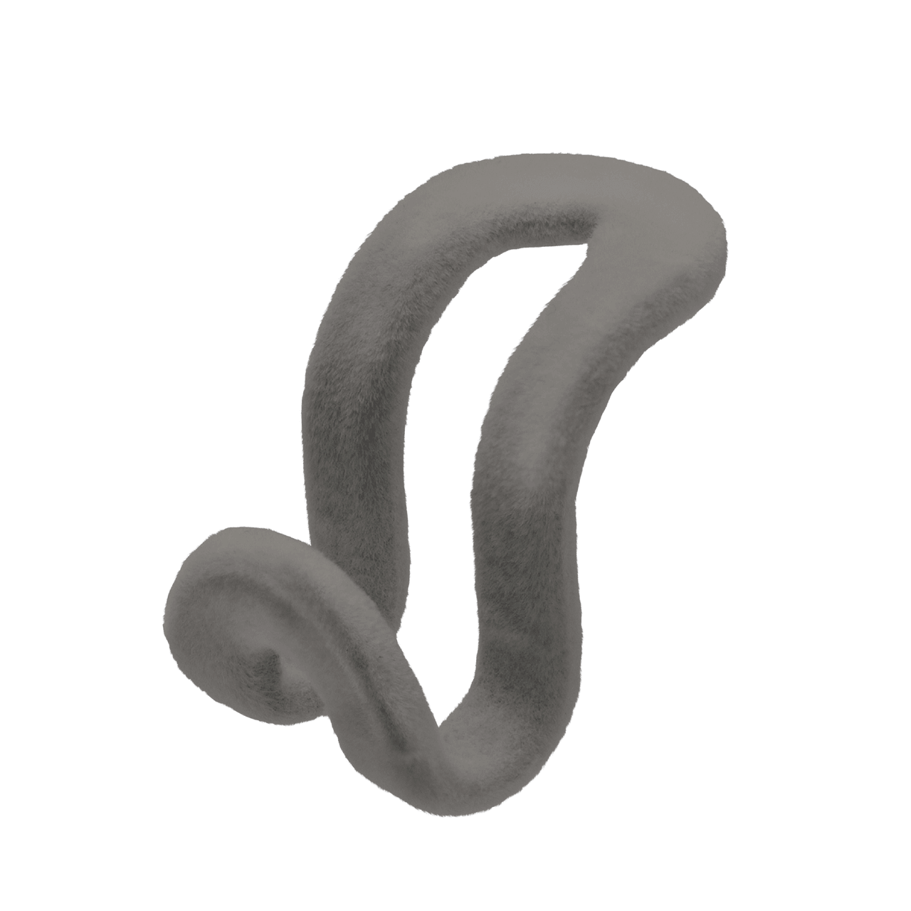 Grey Velvet Cascading Hook Works for all Hangers (Sold in of 10/30/50) - Hangersforless