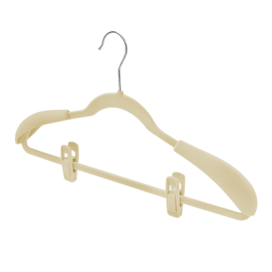 Ivory Velvet Shoulder Pads 4.5cm Wide (Sold in 4/12/24) - Hangersforless