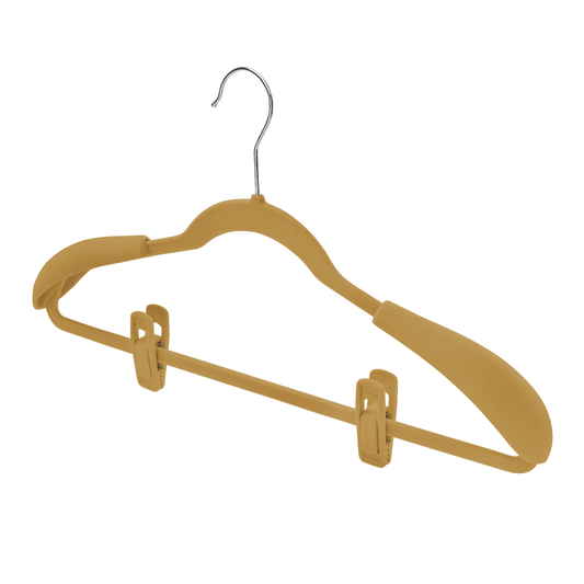 Camel Velvet Shoulder Pads 4.5cm Wide (Sold in 4/12/24) - Hangersforless