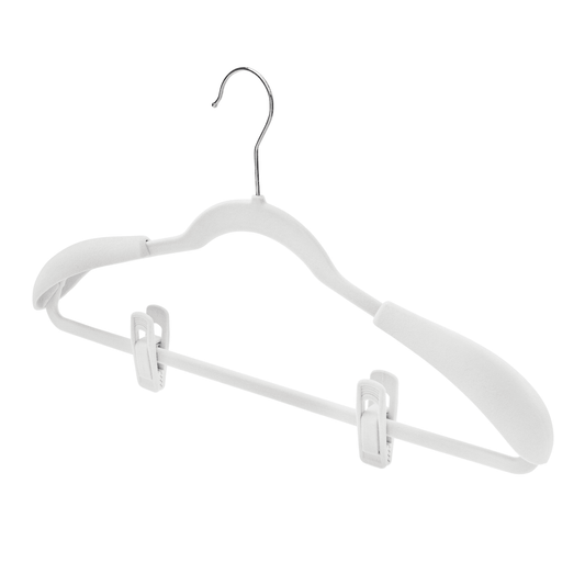 White Velvet Shoulder Pads 4.5cm Wide (Sold in 4/12/24) - Hangersforless