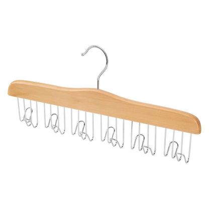 Beech Wooden Belt Hanger - Extra Thick Timber - Sold in 1/5/10 - Hangersforless