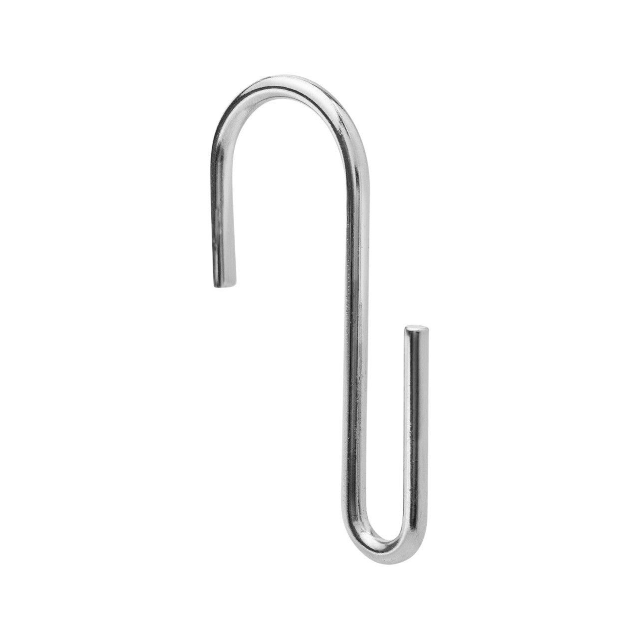 Heavy Duty S Metal Hooks - Medium - Silver 304 Stainless Steel (4mm Thick)- Sold in 5/25/50 - Hangersforless