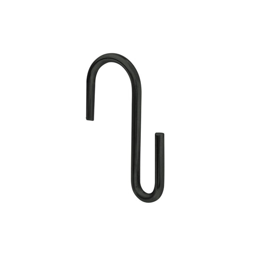 Heavy Duty S Metal Hooks -Small - Matte Black 304 Stainless Steel (4mm Thick)- Sold in 5/25/50 - Hangersforless