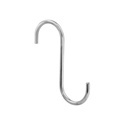 S Metal Hooks 4mm Thick - Small - 304 Stainless Steel - Sold in 5/25/50 - Hangersforless